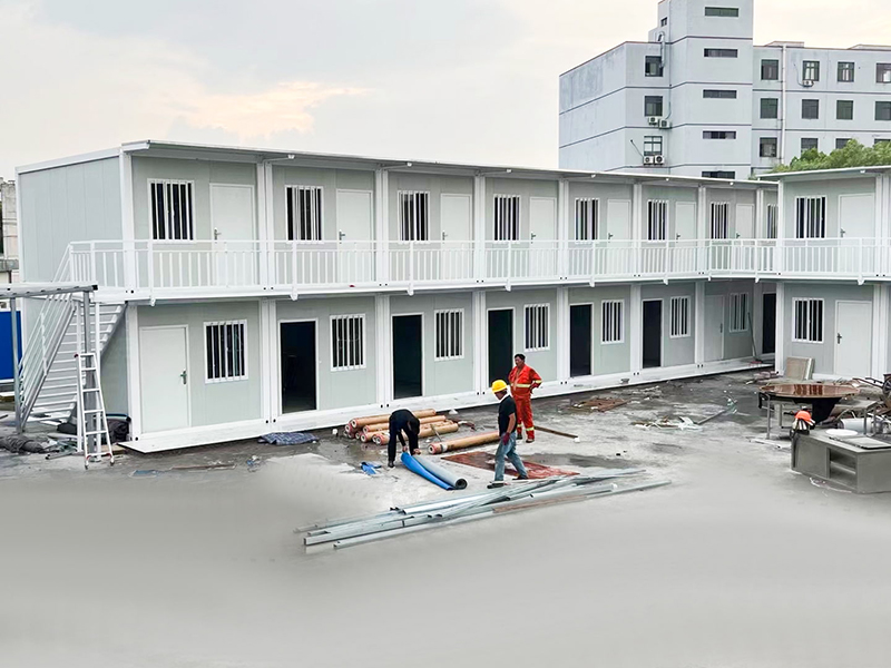 Công trường xây dựng Myanmar Ký túc xá tạm thời Phòng container lắp ráp nhanh