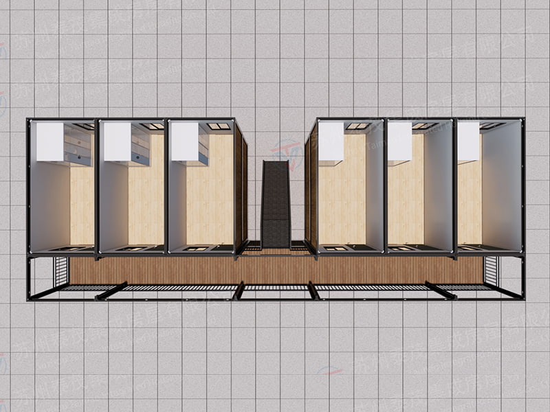 Phòng container lắp ráp nhanh theo phong cách khách sạn Philippine