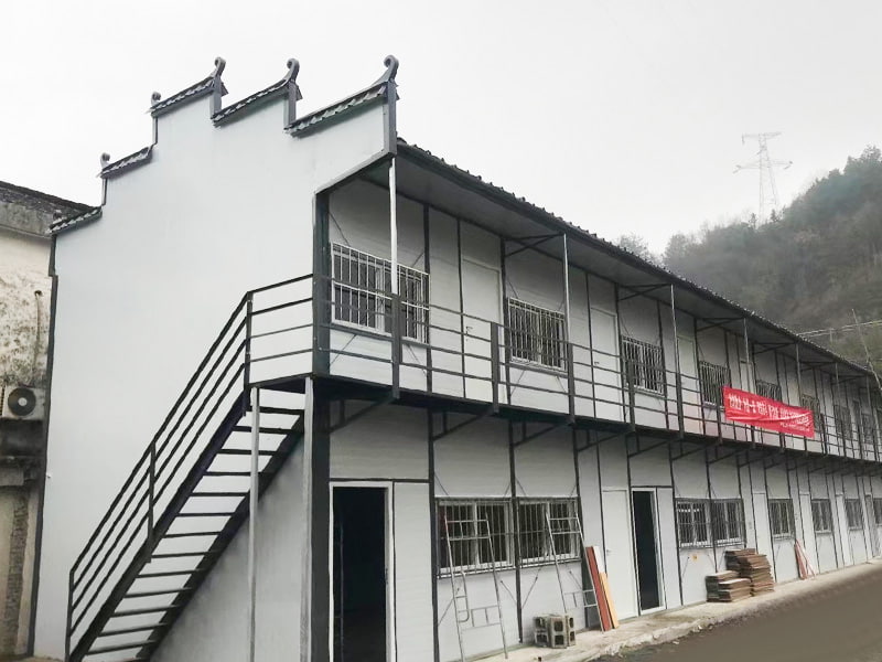 Nhà mô-đun loại K có mái che