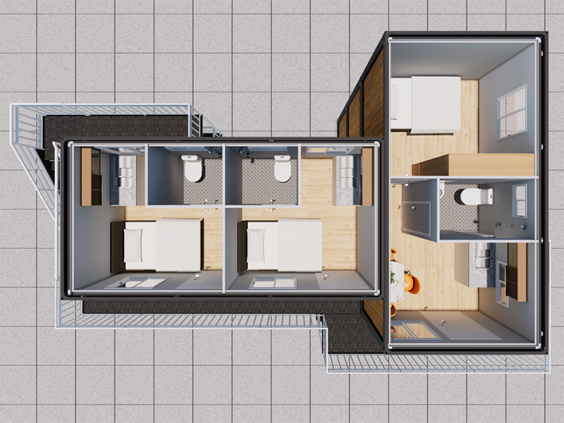 Nhà container lắp ráp nhanh tự xây dựng Malaysia