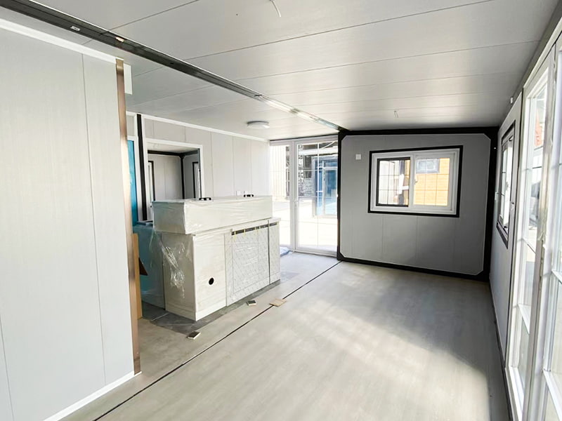 Phòng container có thể mở rộng hai cánh dân dụng