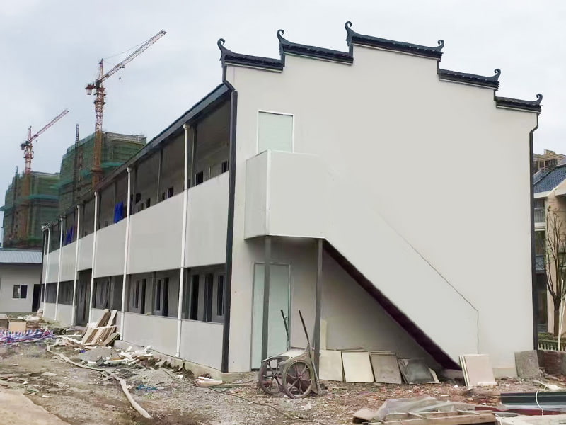 Nhà mô-đun loại K có mái che